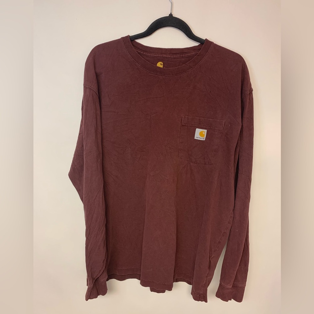 Carharett Original Fit Top Workwear Basic Rugged Mens SZ L some worn out spots